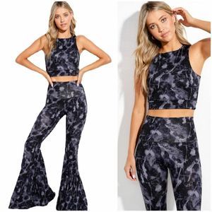 Stylish Black Tie-Dye Women's Jumpsuit